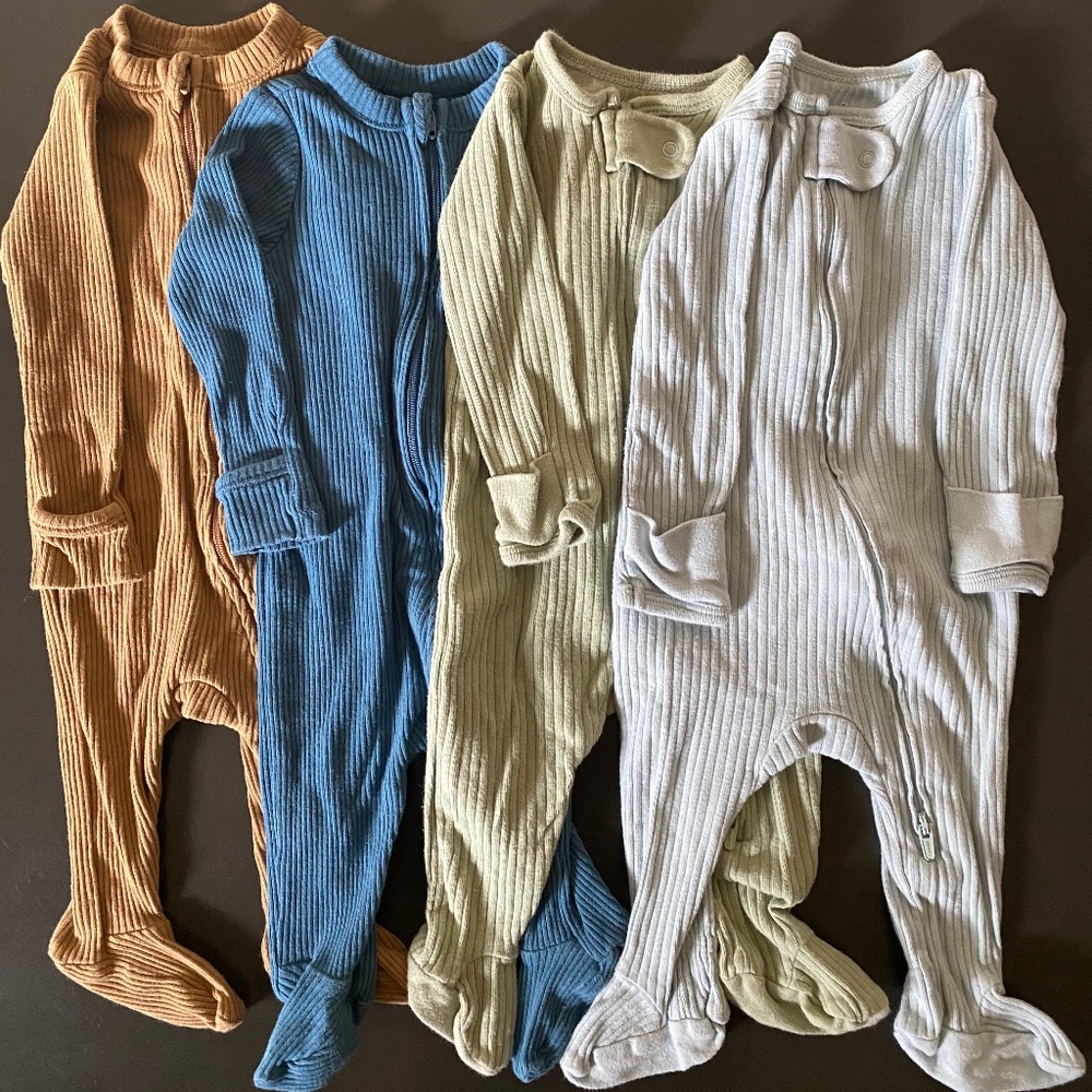 0-3 month baby boy sleeper lot